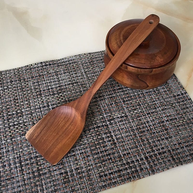 Teak Wood Kitchen Utensil Set