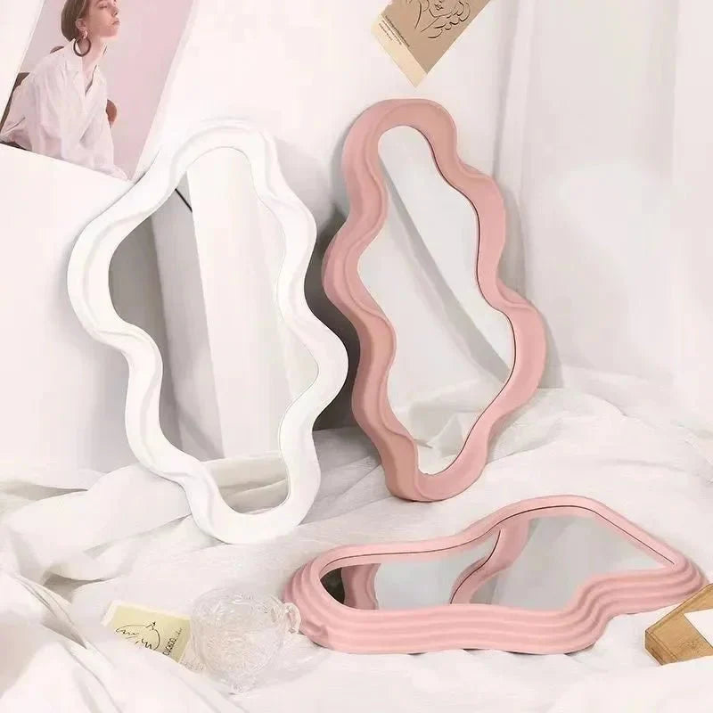 Abstract Cloud Shape Makeup Mirror