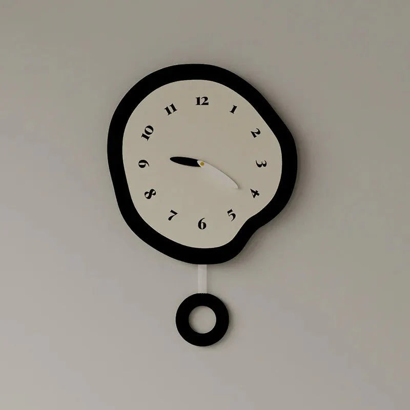 Abstract Design Living Room Wall Clock