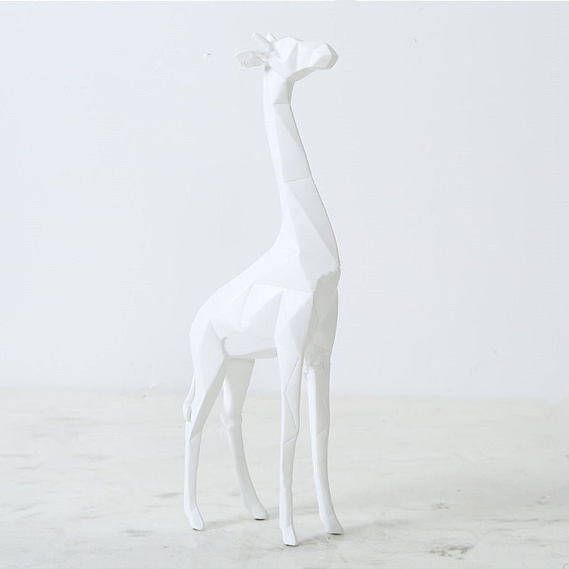 Abstract Geometric  Giraffe Statue