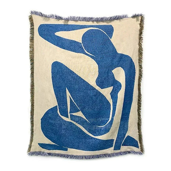 Abstract Tapestry Throw Blanket