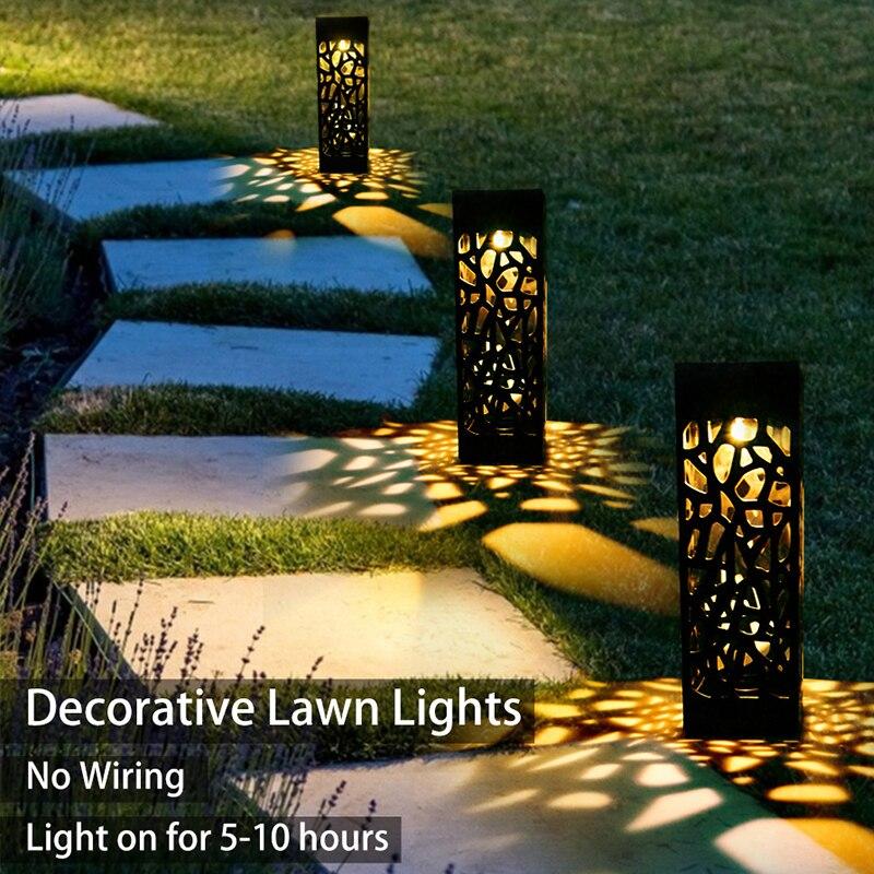 Alia - Moroccan LED Solar Lawn Lamp