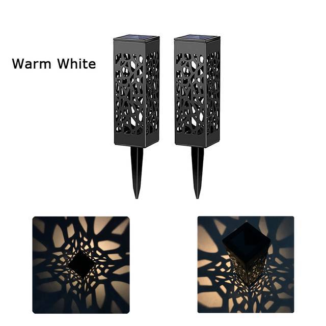 Alia - Moroccan LED Solar Lawn Lamp