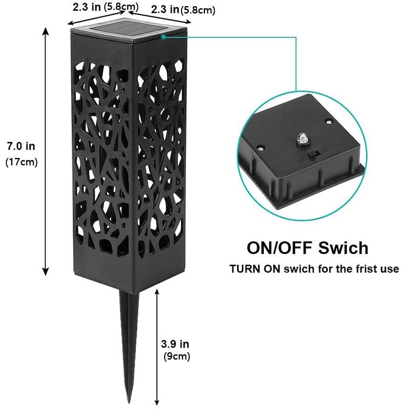 Alia - Moroccan LED Solar Lawn Lamp