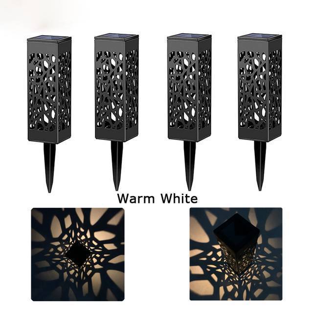 Alia - Moroccan LED Solar Lawn Lamp