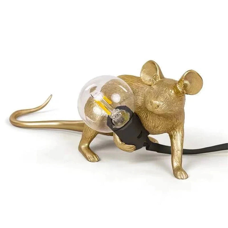 Art Deco Style Mouse Table Lamp