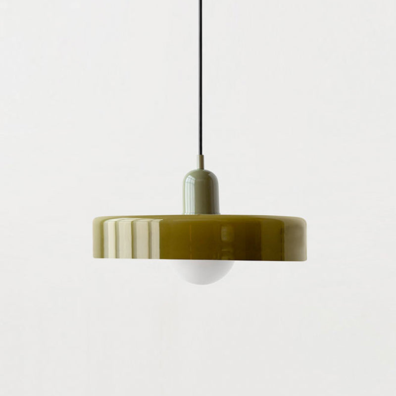 Bauhaus Pendant Lamp – Colored Glass Stylish Design