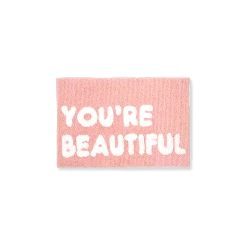 YOU'RE BEAUTIFUL Color Bath Mat