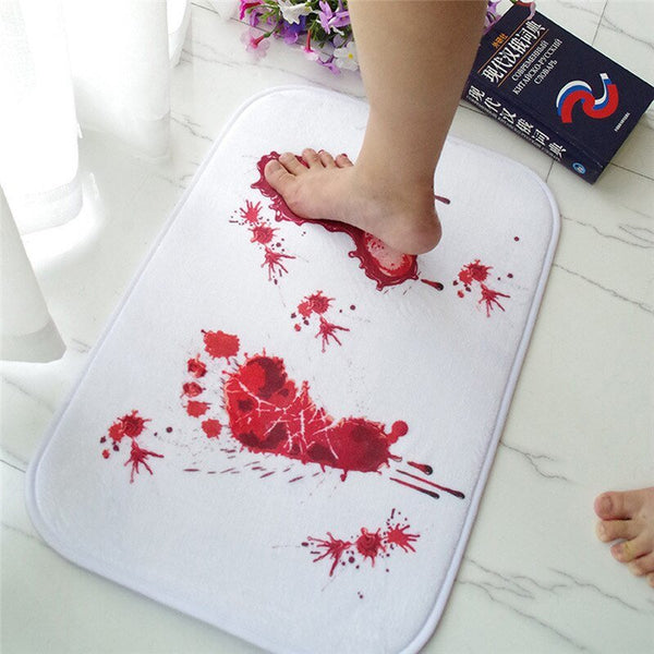 Bloody Bathroom Mat - Color Changing Shower Doormat