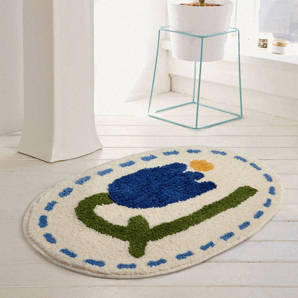 Blue Tulip Mat