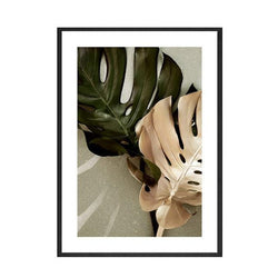 Calm Monstera Leaf Wall Art