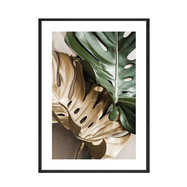 Calm Monstera Leaf Wall Art