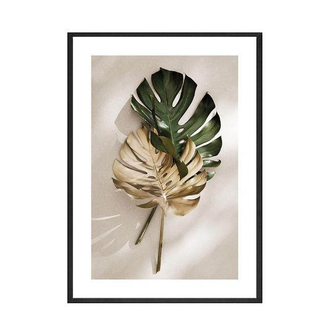 Calm Monstera Leaf Wall Art