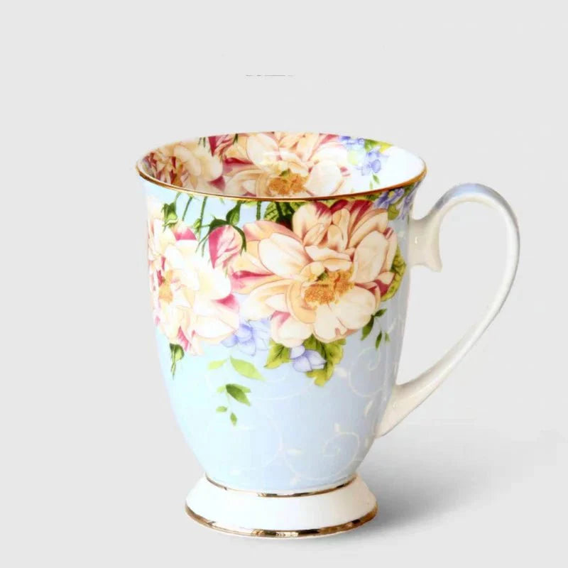 Camellia Bone China Coffee Mug