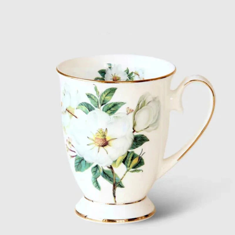 Camellia Bone China Coffee Mug