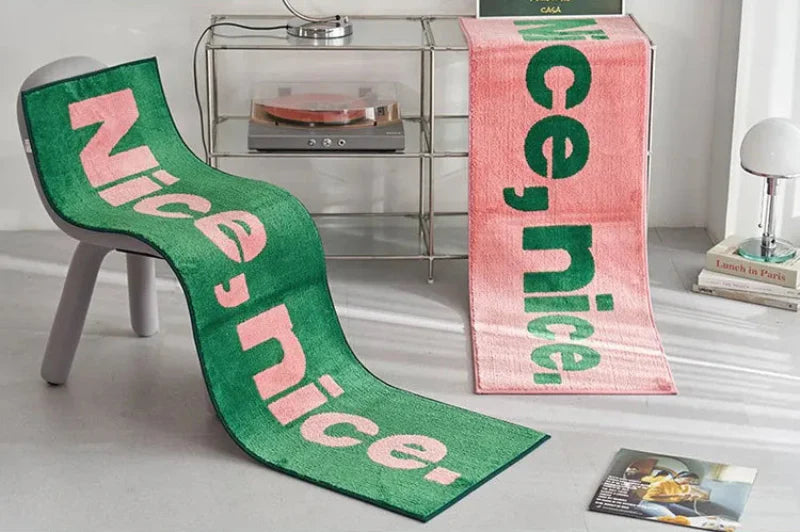 Playful Pop Statement Bath Mat & Runner Rug