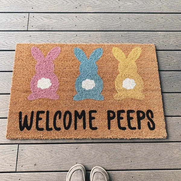 Cartoon Bunny Rabbit Non Slip Doormat