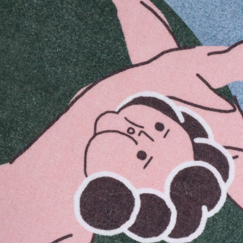 Cartoon People Luxurious Rug