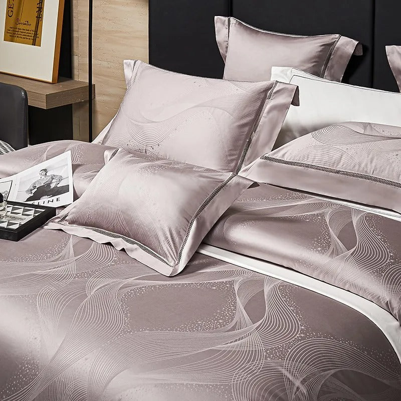 Miravique Egyptian Cotton Jacquard Bedding Set