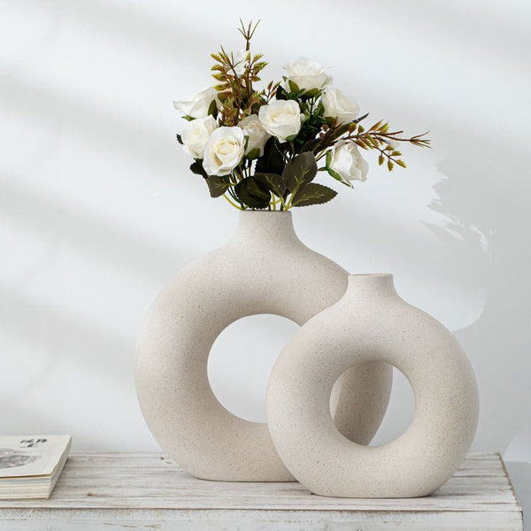 Ceramic Donut Vase