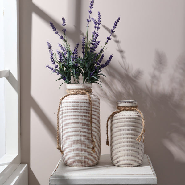 Ceramic Rustic Vase (2pc)