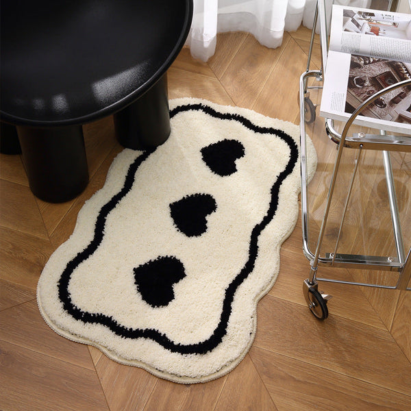 Love-Heart Bathroom Mat