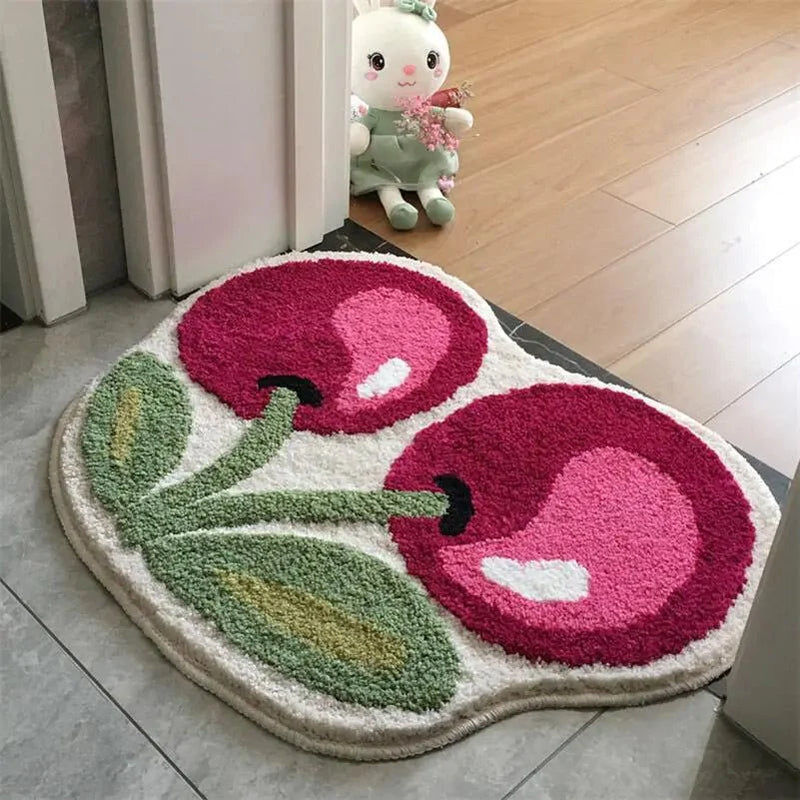 Cherry Fruit Thick Tufted Door Mat