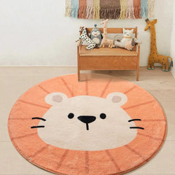 Children's Round Cartoon Bedroom Rug