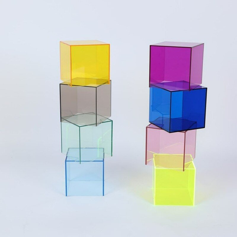 Colorful Acrylic Display Storage Box