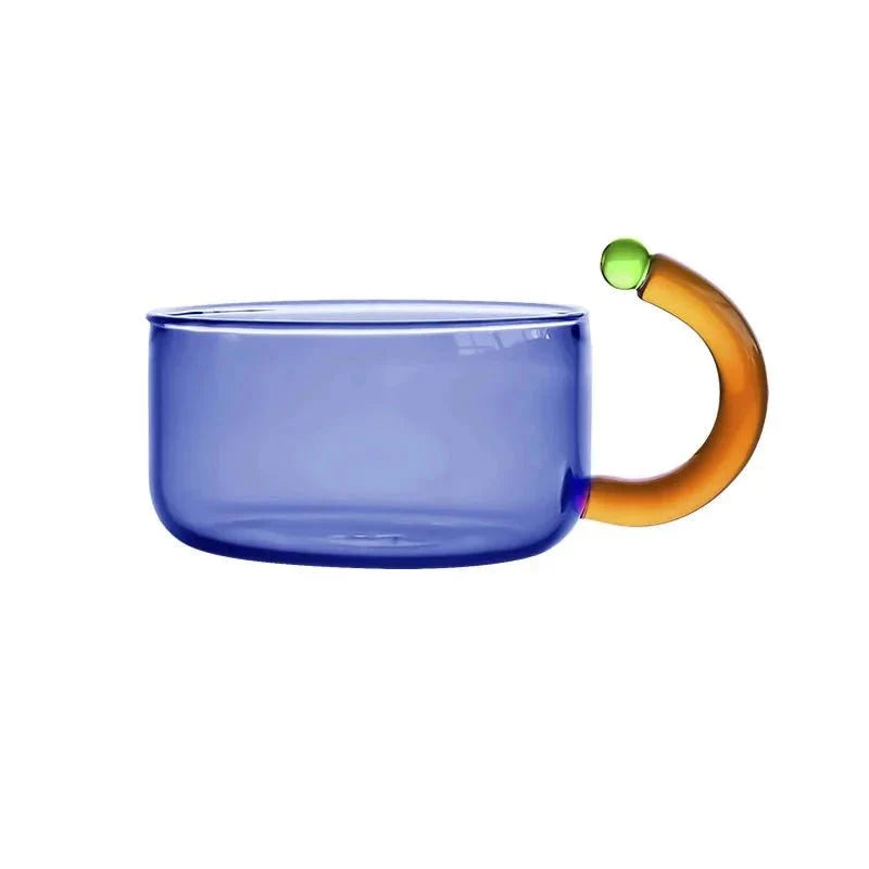 Contrasting Colour Translucent Kettle & Mug Set