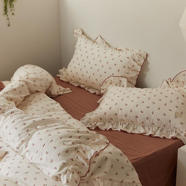 Cottagecore Ruffled Cozy Bedsheet Set