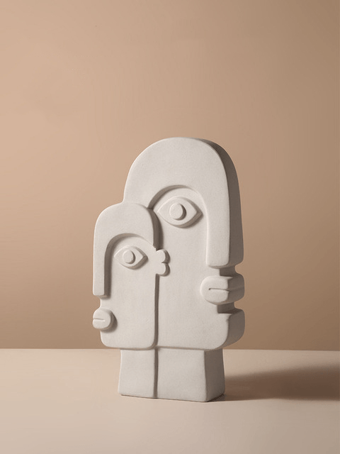 Creative Ceramic Face Vase