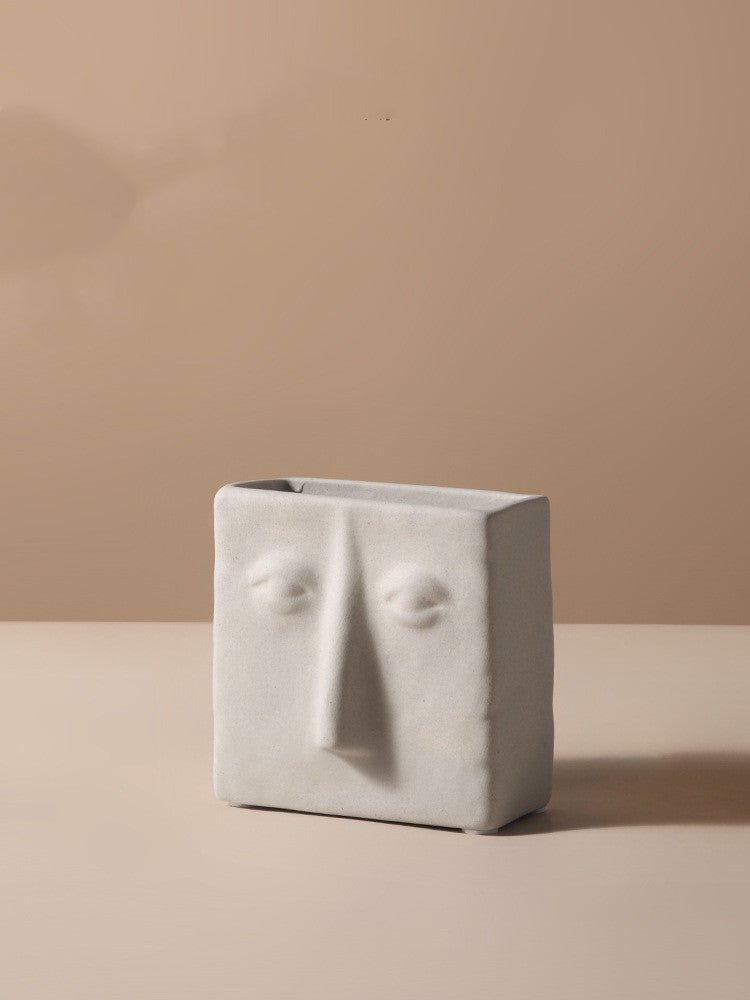 Creative Ceramic Face Vase