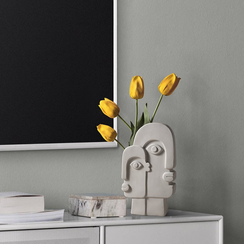 Creative Ceramic Face Vase