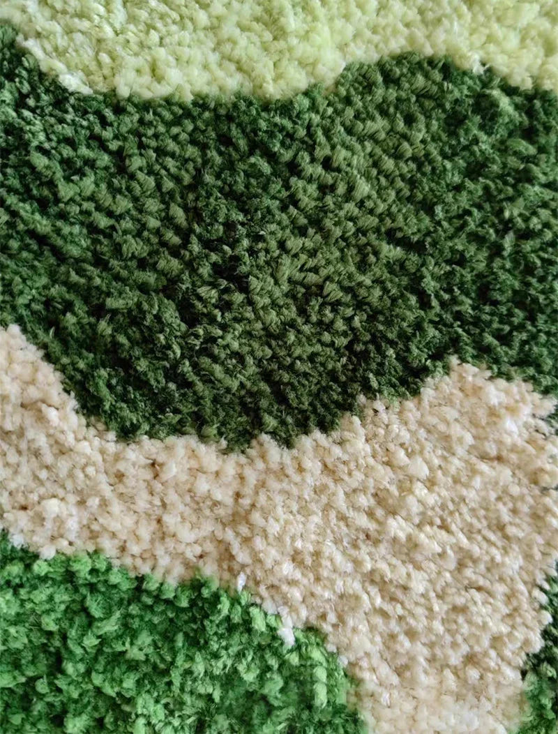 Warped Tufted Bath Mat