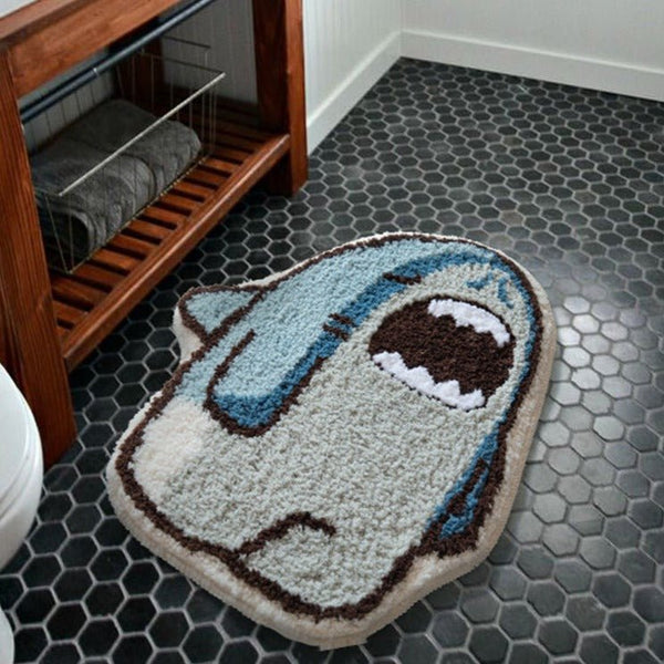 Fin-tastic Cute Shark Rug