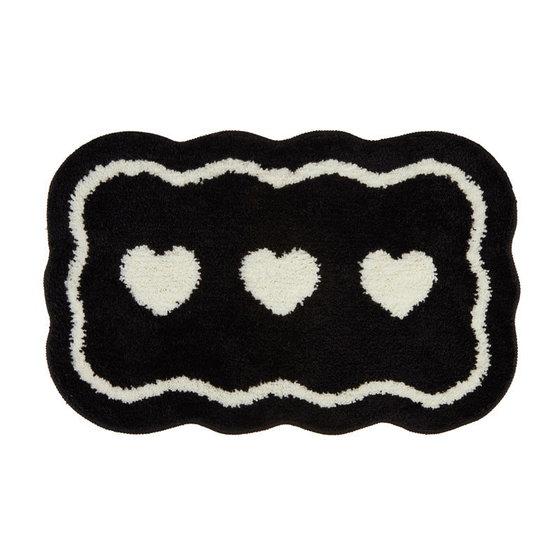 Love-Heart Bathroom Mat