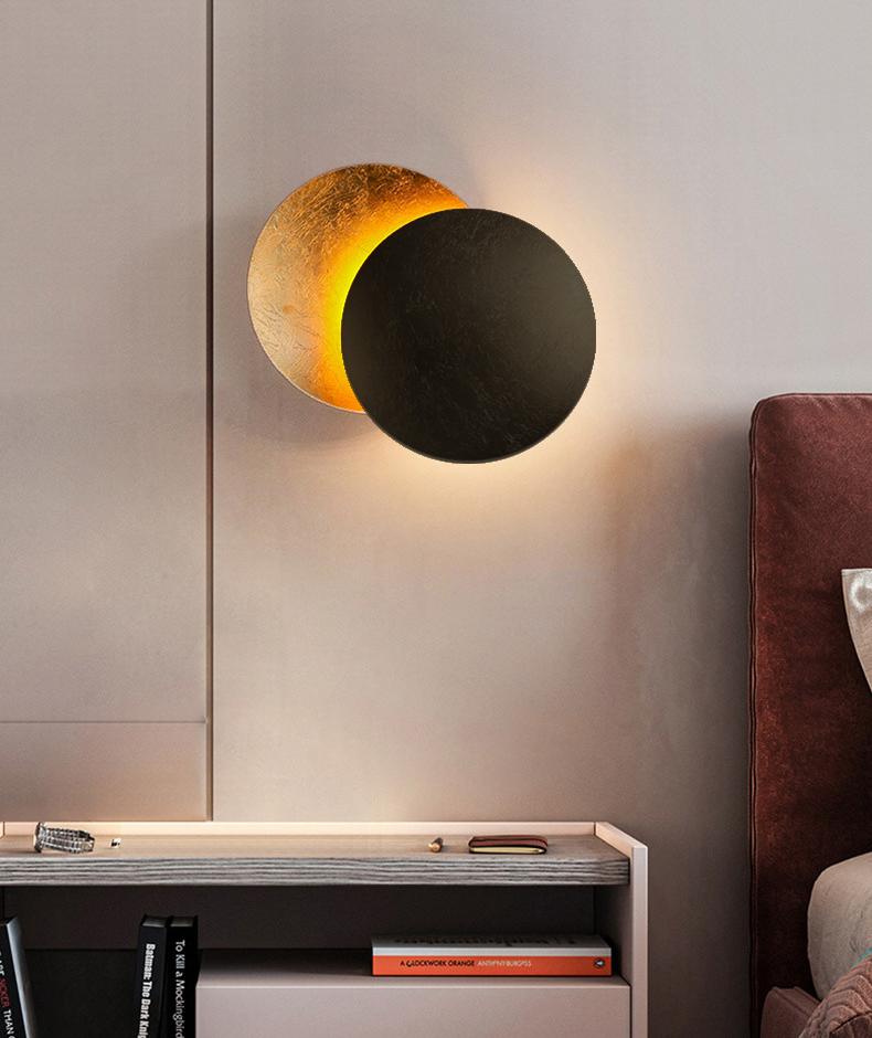 Creative Rotatable Moon Phase Wall Lamp