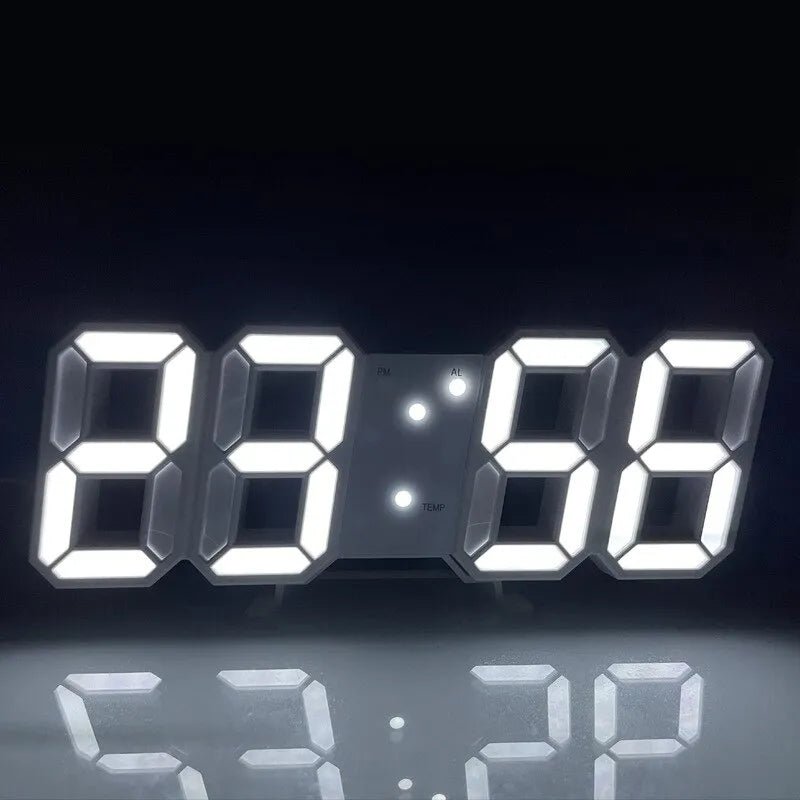 Digital Luminous 3D Wall Clock