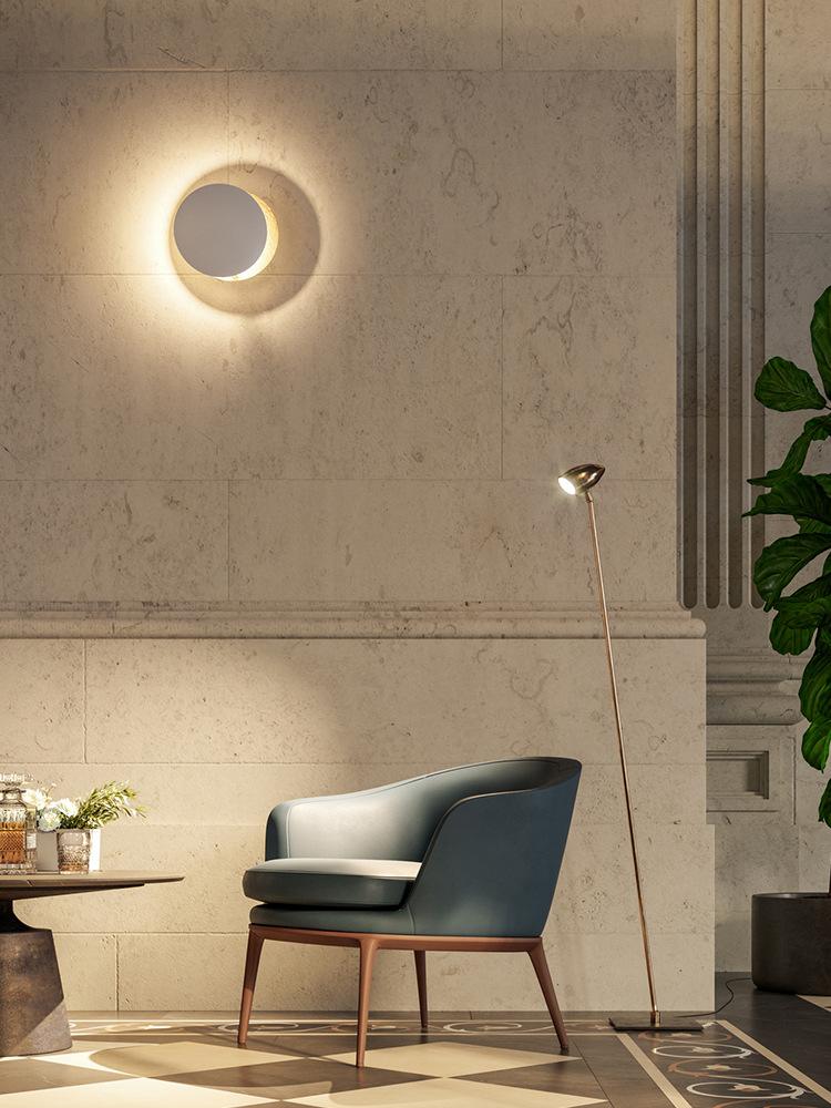 Creative Rotatable Moon Phase Wall Lamp