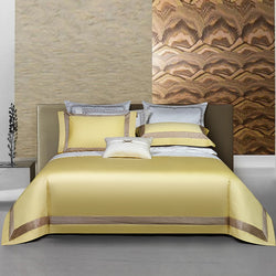 Miravique Ecru Egyptian Cotton Bedding Set