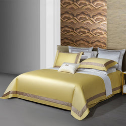 Miravique Ecru Egyptian Cotton Bedding Set