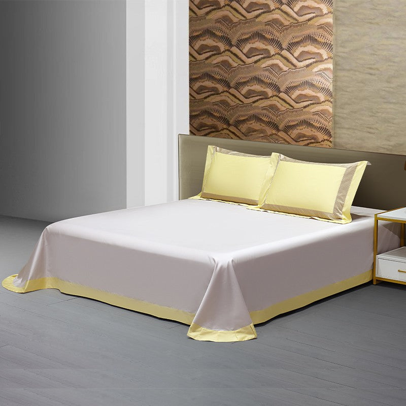 Miravique Ecru Egyptian Cotton Bedding Set