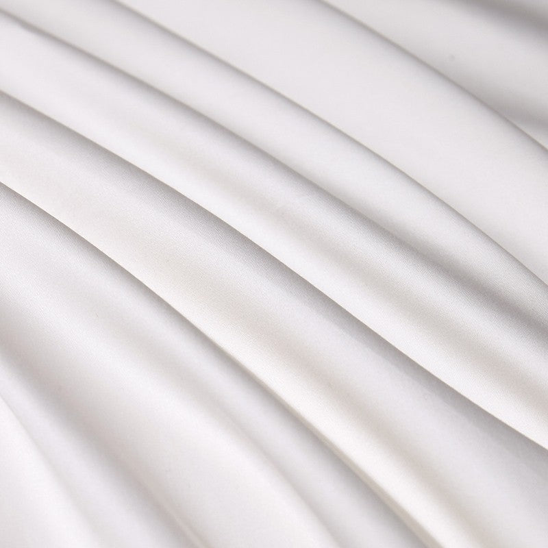 Miravique White Egyptian Cotton Bedding Set