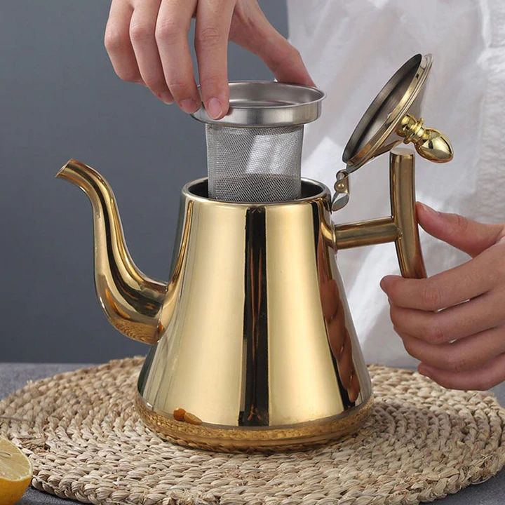 Best Induction Kettle with Filter - Durable Stainless Steel Tea Kettle