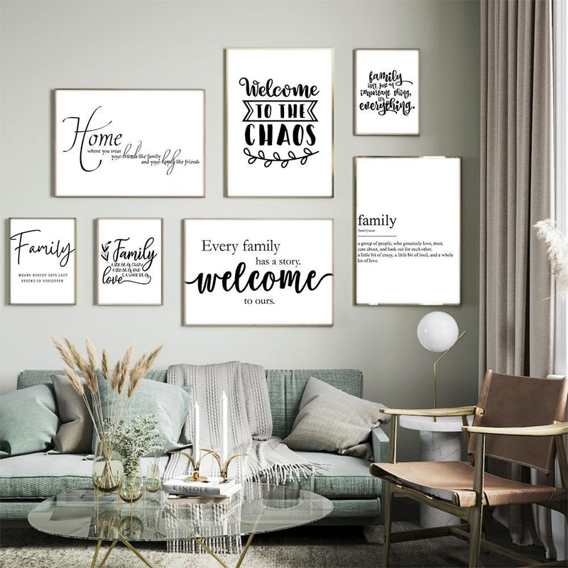 Every Family has a Story Wall Art