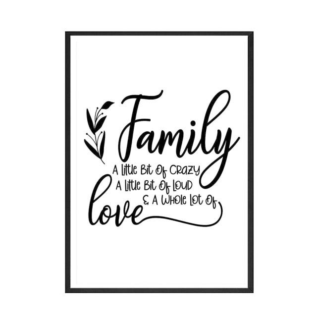 Every Family has a Story Wall Art