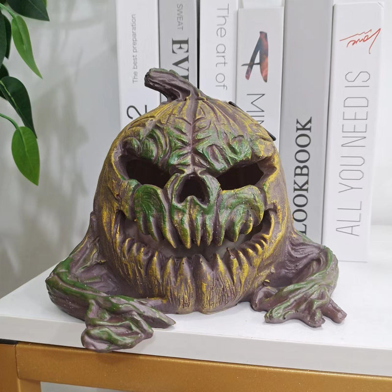 Ugly Ghoul Pumpkin Halloween Decoration