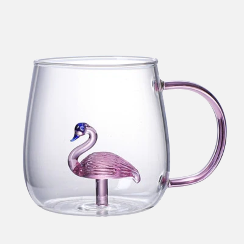 Farmland 3D Animal Glass Drinking Cups