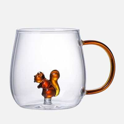 Farmland 3D Animal Glass Drinking Cups